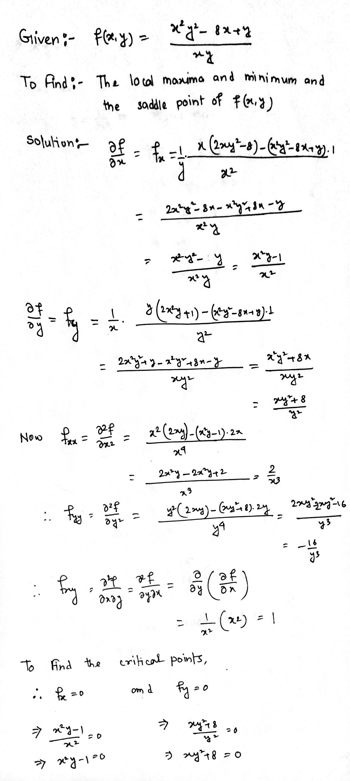 Calculus homework question answer, step 1, image 1